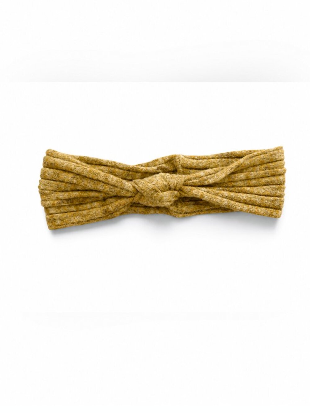 A New Day Target Knit Sweater Twist Front Headband - Mustard